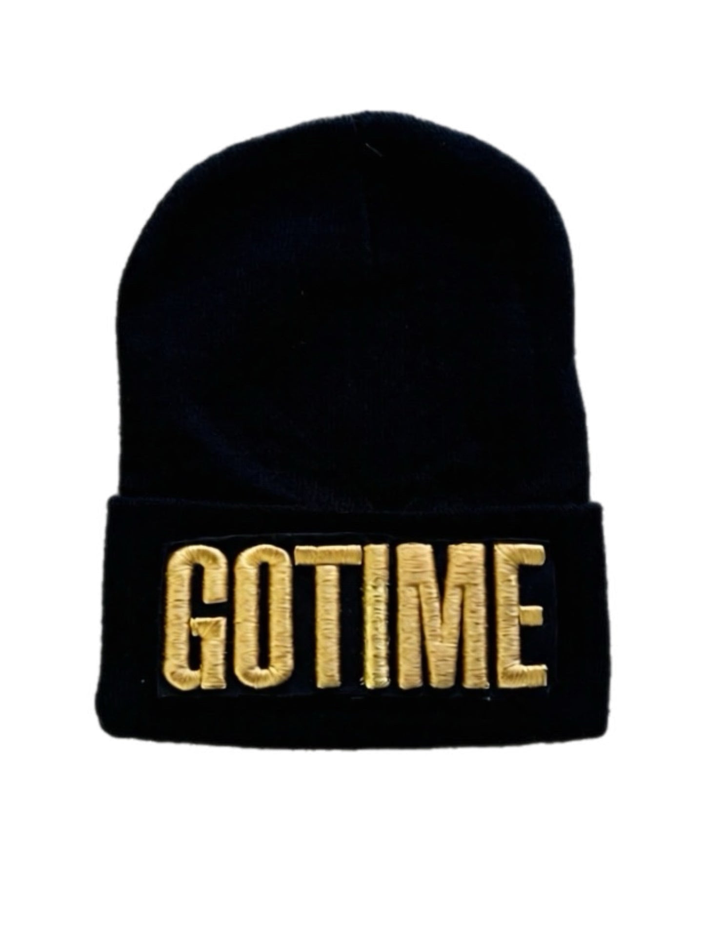 Black & Gold GoTime Beanie