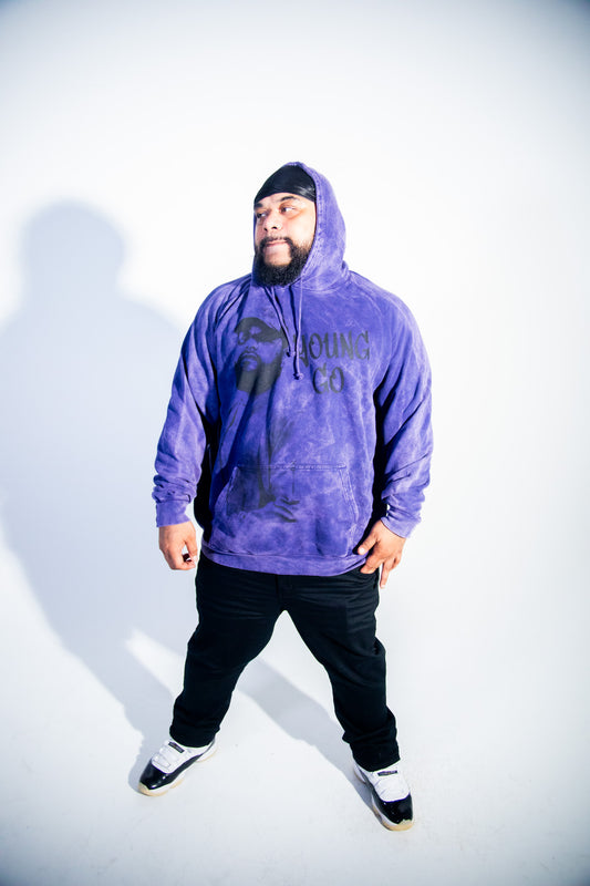 Purple Young Go Vintage Hoodie