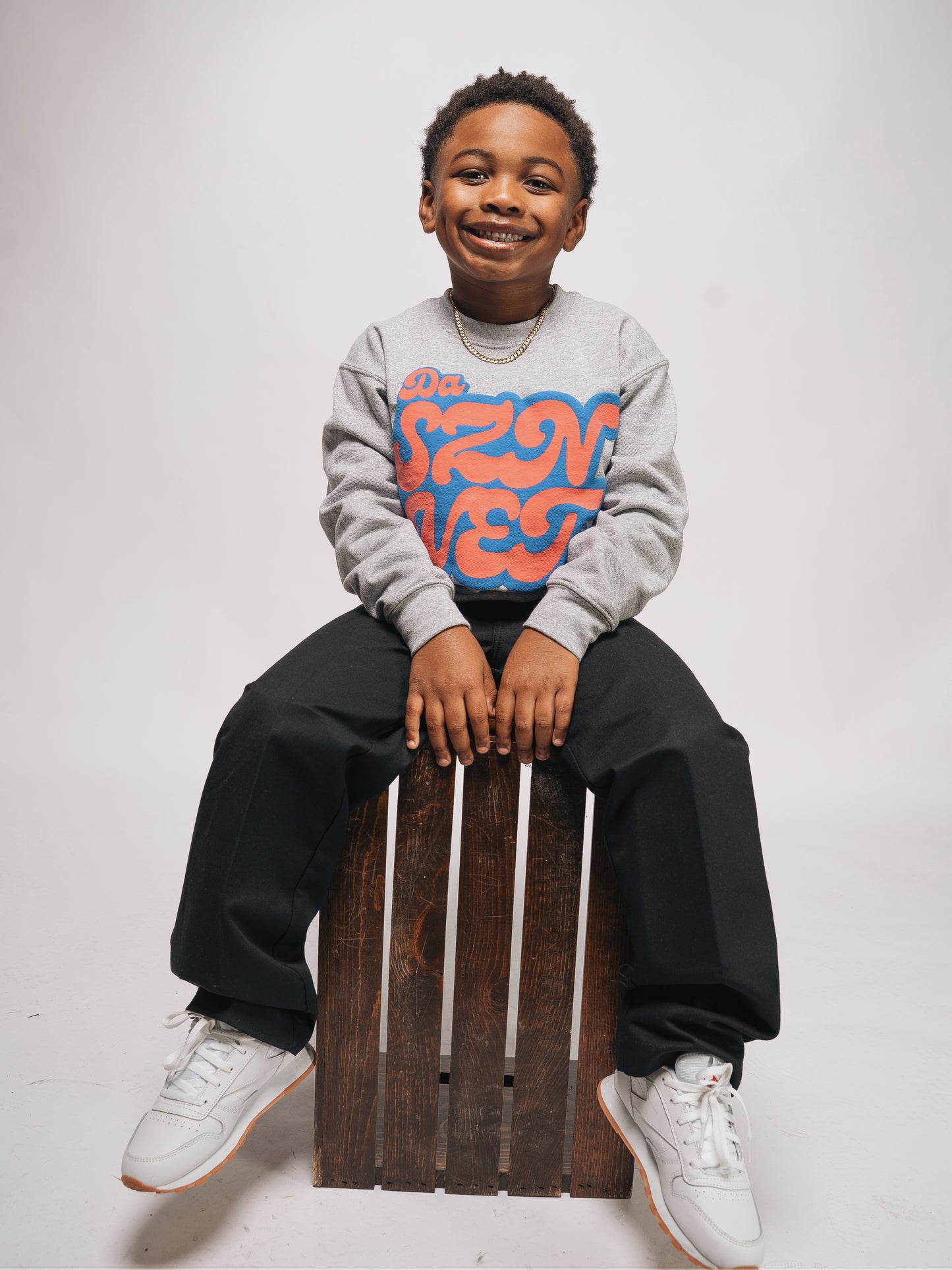 Kids "DASZNVET" Crewneck