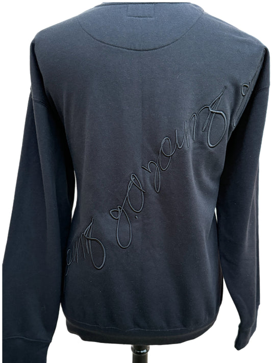 Black Crewneck w/ Young Go Signature