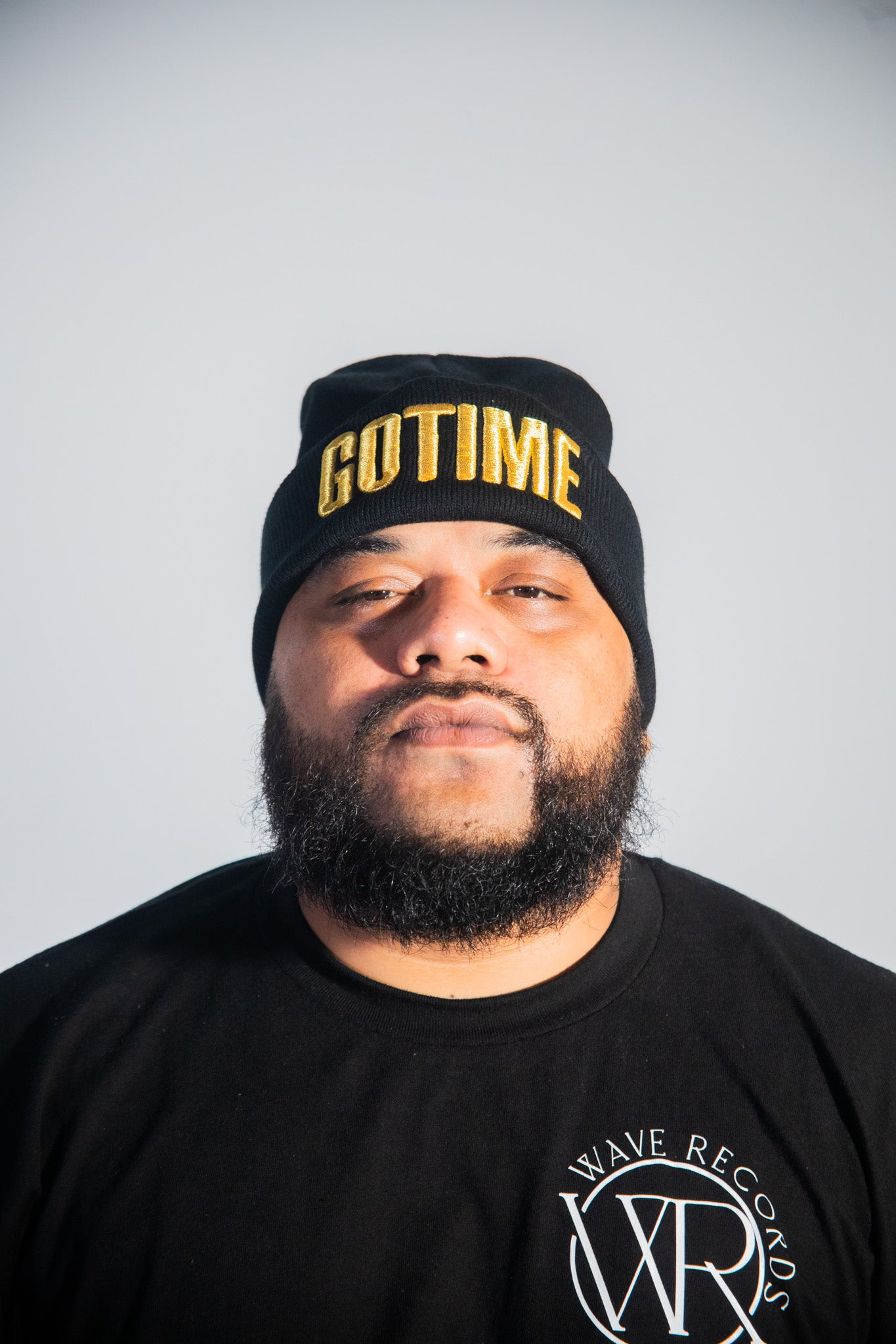 Black & Gold GoTime Beanie